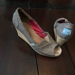 Toms Espadrilles Brown,Taupe, Gold